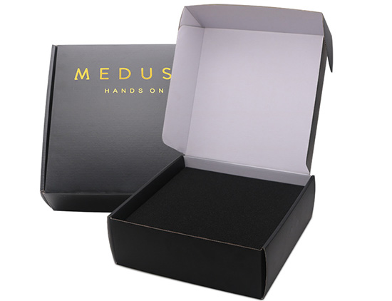 瓦楞折疊飛機盒 黑色包裝紙盒子定制工廠 瓦楞折疊飛機盒 黑色包裝紙盒子定制工廠